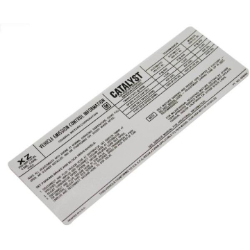 76 EMISSIONS CONTROL DECAL (XZ)