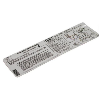 81 EMISSIONS CONTROL DECAL (AUD)