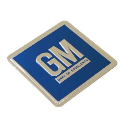 67 GM MARK OF EXCELLENCE DECAL (BLUE)