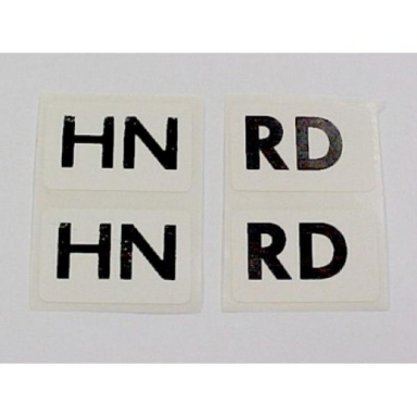 75 SHOCK DECALS (HN-RD)(HEAVY DUTY SUSPENSION)