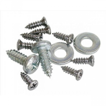 63-67 VENT WINDOW TO DOOR SCREW SET (COUPE)