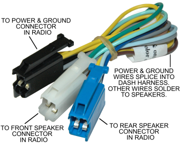 78-82 RADIO POWER FEED & SPEAKER OUT