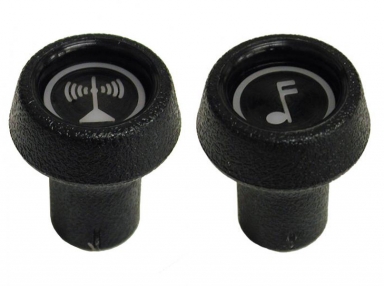 72-76 RADIO KNOBS (PAIR)