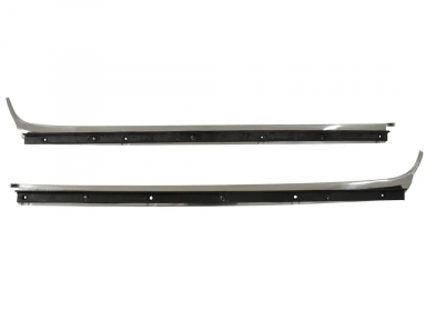 64-67 OUTER WINDOW SEALS W/ STAINLESS (COUPE)