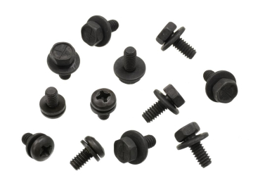 68-82 DOOR SIDE WINDOW TRACK & STOP MOUNT SCREWS