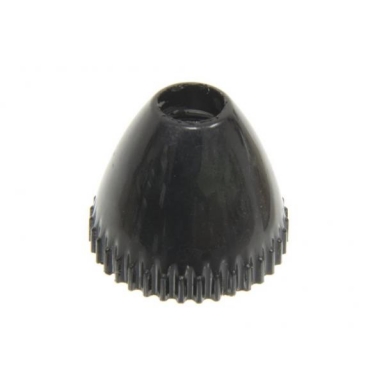 56-60 ANTENNA NUT - BLACK PLASTIC