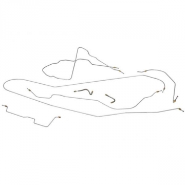 56-62 BRAKE LINE SET - STEEL