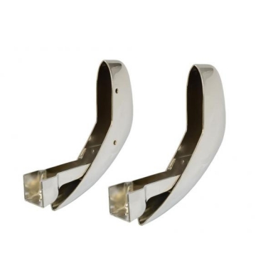 58-62 FRONT LICENSE BUMPER/BUMPERETTES (PAIR)