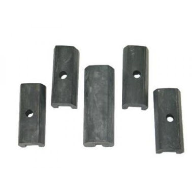 53-55 REAR CENTER BUMPER MOUNT CUSHION SET (5 PCS)