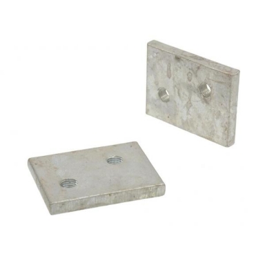 56-62 DOOR HINGE ANCHOR NUT PLATE ON BODY (2 PCS)