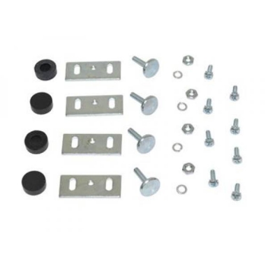 56-62 DOOR WINDOW STOP UPPER SET WITH HARDWARE