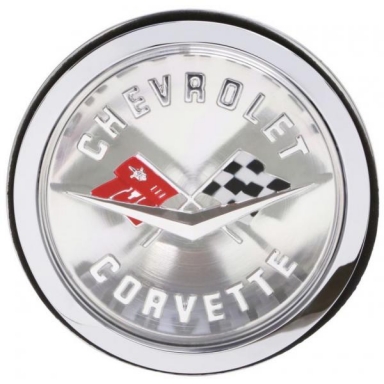 58-61 FRONT/REAR EMBLEM ASSEMBLY (SILVER LOGO)