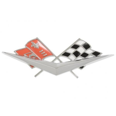 61 FRONT NOSE EMBLEM (CROSS FLAGS)