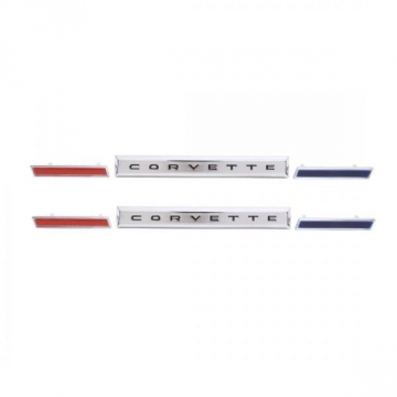 61 CORVETTE FRONT FENDER EMBLEM KIT (6PCS)