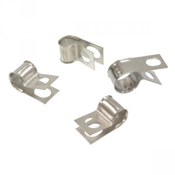 58-62 FUEL LINE FRAME CLIP SET (4 PCS)
