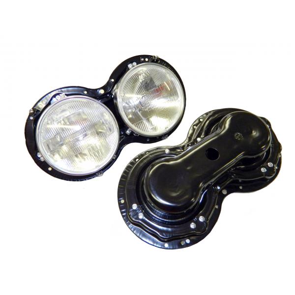 5862 HEADLIGHT BUCKET ASSEMBLIES W/BULBS Volunteer Vette Corvette Parts