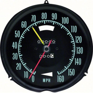 68 SPEEDOMETER GAUGE W/SPEED WARNING