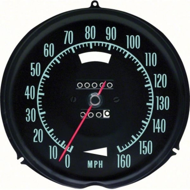 68 SPEEDOMETER GAUGE W/O SPEED WARNING