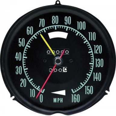 69 SPEEDOMETER GAUGE W/SPEED WARNING