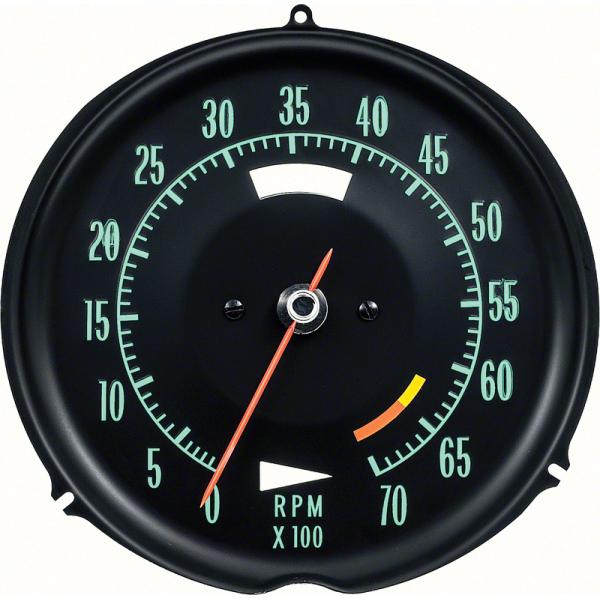 め☺︎ 68-71 TACH GAUGE (6500 REDLINE) | Volunteer Vette Corvette Parts