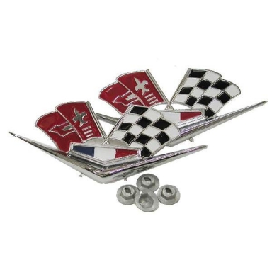 62-63E SIDE CROSS FLAGS EMBLEMS