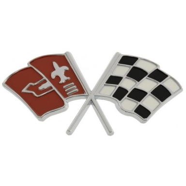 63-65 FUEL INJECTION PLENUM COVER EMBLEM