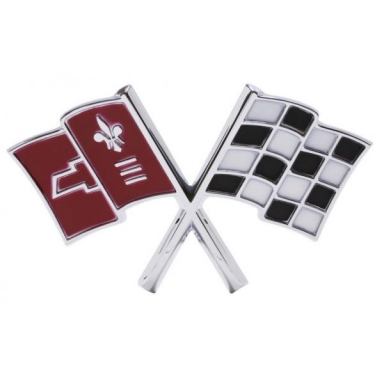 66 FRONT CROSS FLAGS EMBLEM (100% CORRECT)