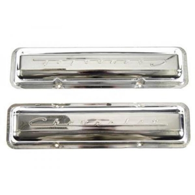 59L-67 VALVE COVERS (STEEL) CHROME