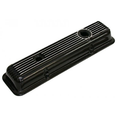 78-82 VALVE COVER (FINNED BLACK ALUMINUM) (LH)