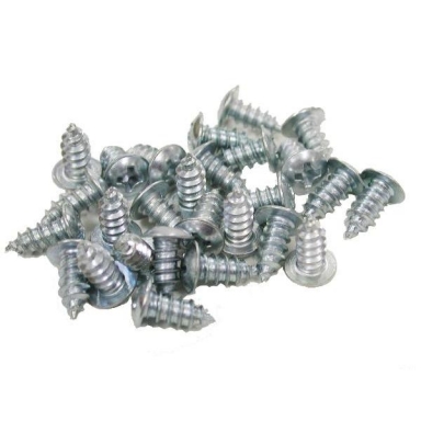 64-67 WINDSHIELD MOLDING CLIP SCREW SET (COUPE)