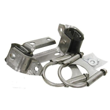 75-77 MUFFLER HANGER W/ CLAMPS & MOUNTING HARDWARE