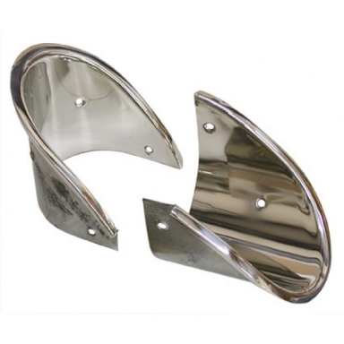 68-69 EXHAUST BEZELS (STAINLESS STEEL)