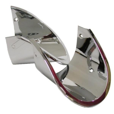 68-69 EXHAUST BEZELS (CHROME)