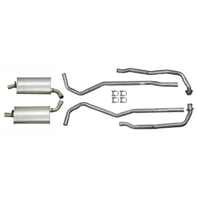 69-72 COMPLETE ALUMINIZED EXHAUST SYSTEM (2 INCH)