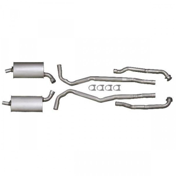 70-72 COMPLETE ALUMINIZED EXHAUST SYSTEM -2.5 INCH