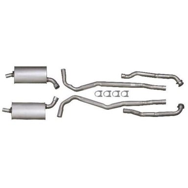 70-72 COMPLETE ALUMINIZED EXHAUST SYSTEM -2.5 INCH