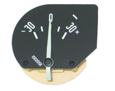 60 AMMETER GAUGE - WHITE LETTER