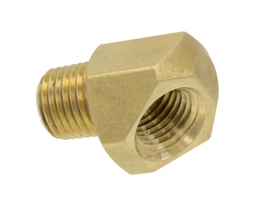 57-62 FUEL PUMP FLEX LINE FITTING (45 DEGREE)