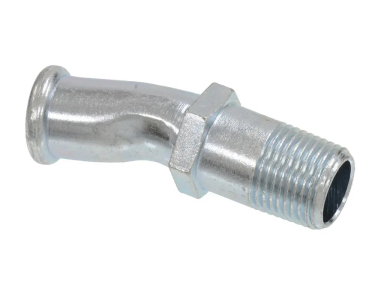56-58 HEATER HOSE FITTING - WATER PUMP (20 DEGREE)