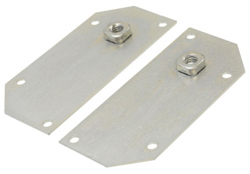 61-62 SEAT HOLD DOWN NUT PLATES - FRONT UNDERBODY