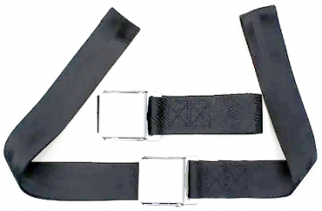 56-62 SEAT BELT SET (BLACK)