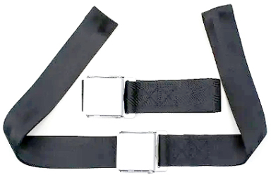 56-62 SEAT BELT SET (BLACK)