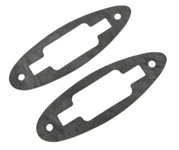 56-62 REAR SOFT TOP LATCH GASKETS (ON DECKLID)