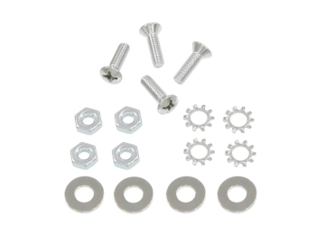 56-62 REAR SOFT TOP LATCH SCREW SET (ON DECKLID)