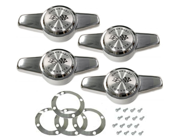 56-62 HUBCAP SPINNER SET OF 4 (WITH HARDWARE)