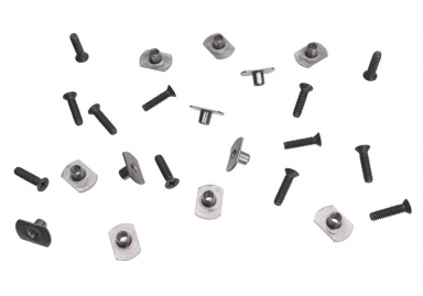 69 SIDE EXHAUST COVER MOUNTING SCREWS & NUTS
