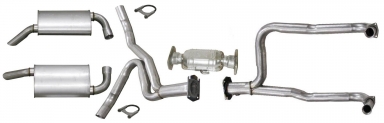 82 COMPLETE ALUMINIZED EXHAUST SYSTEM