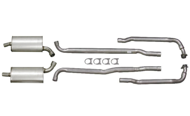 66-67 COMPLETE ALUMINIZED EXHAUST SYSTEM (N11)