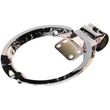 71-77 GAS DOOR BEZEL & HINGE ASSEMBLY