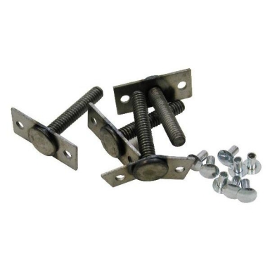 63-82 HEATER BOX INNER BOLT PLATE & RIVET SET